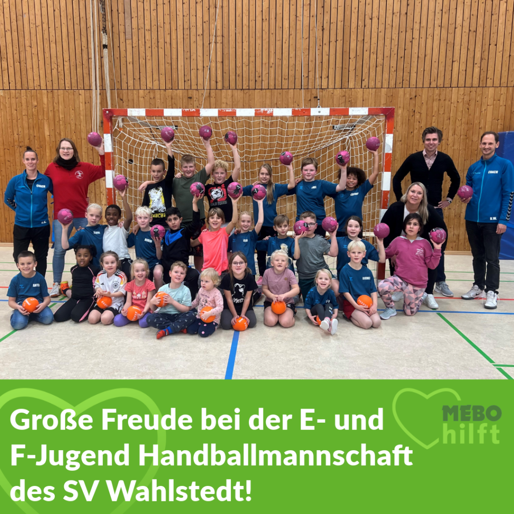 Handbälle gesponsert