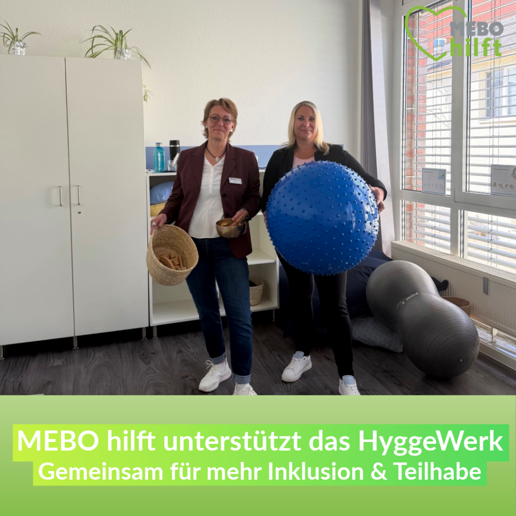 MEBO hilft unterstützt das HyggeWerk in Bad Segeberg für mehr Inklusion und Teilhabe
